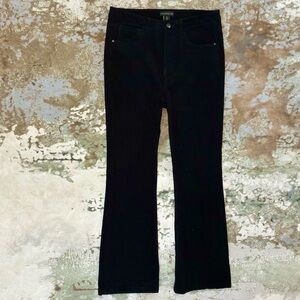 House of Harlow 1960 Rare Black Velvet Flare Pants Size 10